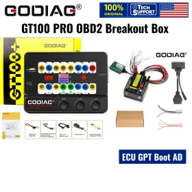 W01so537-b Godiag So676 Gt100 Pro Breakout Box Plus E-cu Gpt Boot Connector