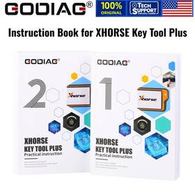 Godiag W01so660 Practical Instruction 1&2 Two Book For Xhorse Key Tool Plus Maintenance Engineer