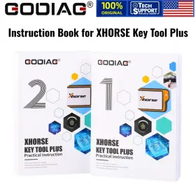 W01so660 Godiag Practical Instruction 1&2 Two Book For Xhorse Key Tool Plus Maintenance Engineer