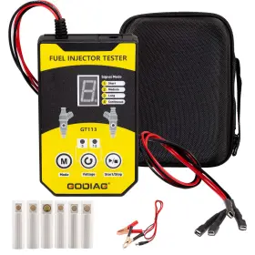 W01so794 Godiag Universal Fuel Injector Cleaner Tester Diy Flush Cleaning Tool Kit 8 Pulse Modes