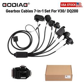 Godiag Zsf380 Gearbox Cables 7-in-1 Set For V30/ Dq200/ Dl501/vl300/ Vl381/ Dq500/dq250