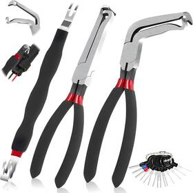 Greapa 37960-37980 4pcs Electrical Disconnect Pliers 37960 60 Degree Connector Black