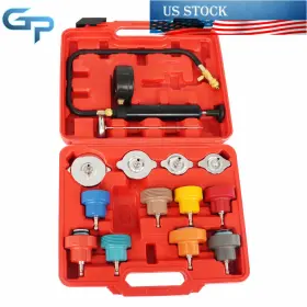 Gre148495 Greatparts 14pcs Radiator Coolant Pressure Tester Head Gasket Leak Detector Cooling System