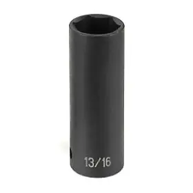 2022mdt Grey Pneumatic 1/2 Inch Drive X 22mm Extra-thin Wall Deep Impact Socket