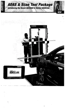 20-3726-1 Hunter Das3000 Adas Fixture Kit Adaslink Scan Tool And Astech Assist