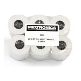 A095 Infinity Finds Midtronics Roll Paper 6 Pack