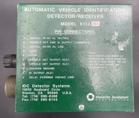 613a-911 Intersection Development Corporation Automatic Vehicle Identification Detector/receiver Model 613a 911 Preowned