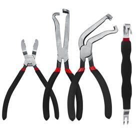 Jeuclel Jeca310 4pcs Professional Electrical Disconnect Pliers For Cars Black