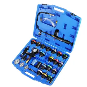 Jifetor 690770904020 Radiator Coolant Pressure Tester Vacuum Refill Tool Kit 28pcs Automotive Coo
