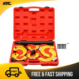 Kac Commontrpt07300-dy Macpherson Strut Coil Spring Compressor Interchangeable Fork Extractor Tool 14pc