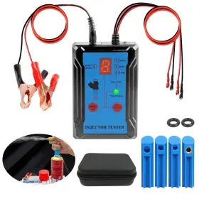 Ls04 Kaisal Fuel Injector Tester Cleaner Tool Kit 8 Pulse Modes 2 Inch