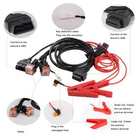 Keydiy Shsk288 30 Pin Cable For Toyota 8a Ba 4a All Keys Lost Adapter Kd-x4