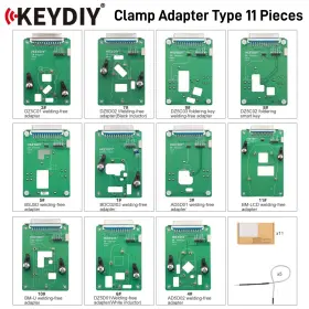 So853 Keydiy Clamp Adapter Type 11 Pieces Of Boards Work With Kd-x4 Kd Max