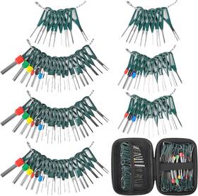 Kikerike Tek-92pcs-green Terminal Removal Tool Kit 92 Pcs Depinning Electrical Connector
