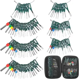 Tek-92pcs-green Kikerike Terminal Removal Tool Kit 92 Pcs Depinning Electrical Connector
