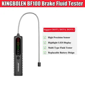 Bf100 Kingbolen 12v Brake Fluid Tester Accurate Oil Quality Diagnostic Tool Pen