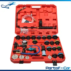 Kte4721823 Kinte Tech New 33pcs Radiator Pressure Tester Coolant Vacuum Purge Refill With Adapters