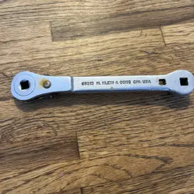 68215 Klein Tools Vintage M. And Sons Ratcheting Combination Elect / Refrig Wrench
