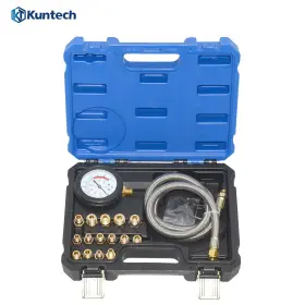 2-kt6148 Kuntech 0-140 Psi Engine Cylinder Oil Pressure Tester Tool Kit Diagnostic Gauge Detector