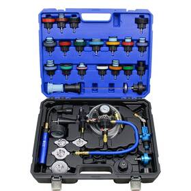 Kuntech Kt6159 42pcs Universal Radiator Pressure Tester Kit Coolant Vacuum Refill System