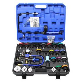 Kuntech Kt6161 34pcs Universal Radiator Pressure Tester Kit Coolant Vacuum Refill System