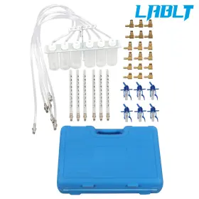 Om327726oc Lablt 6 Cylinder Diesel Injector Flow Meter Tester Common Rail Adaptor Test Tools Set