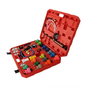 Qs475152qr Lablt 33pcs Radiator Pressure Tester Coolant Refill Vacuum Cooling System Kit