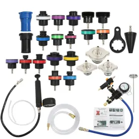 Law178188 Labwork Radiator Pressure Tester Cooling System Vacuum Type Purge Kit 28pcs