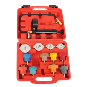 Law178194 Labwork 14-pcs Radiator Pressure Tester Vacuum-type Cooling System Refill Kit