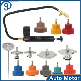 Lp712752ks Labwork 28-piece Radiator Pressure Tester Kit Car Cooling System Leaking Refill Vacuum