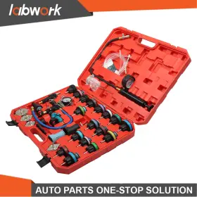 Tl29697q Labwork 33pcs Radiator Pressure Tester Vacuum Cooling Purge System Refill Kit