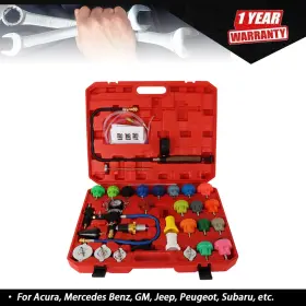 Tur653334i Labwork 33pcs Universal Radiator Pressure Tester Vacuum-type Cooling Purge Refill Kit