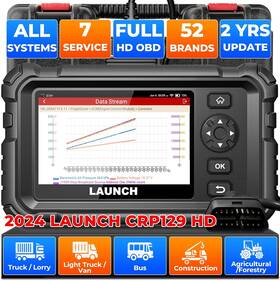 Launch 751495326457 Heavy Duty Truck Scanner All System Diesel Diagnostic Scan Tool Code Reader Dpf