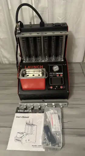 Cnc603a Launch Cnc 603a 6 Cylinders Fuel Injector Cleaner And Tester Cleaning Machine Test