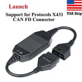 Cnso590k01 Launch X431 Can Fd Adapter Cable For Throttle/ V / Pro3/ Pad 3/pad