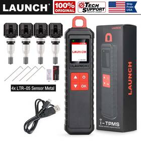 Launch H01ad184-b I-tpms Tpms Programming Tool Tire Sensor Relearn With 4x Metal