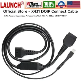 Sf371 Launch 2024 Doip Adapter Cable For Devices With Car Vii Bluetooth Connectors
