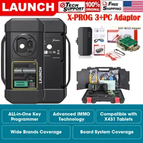Sk368-cn Launch Sk412 Sk396- X431 Giii X-prog 3 Advanced Imm0 Chip Reader And Mcu3 Adapter Pc Adaptor