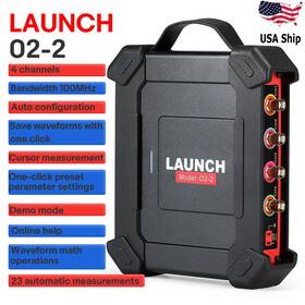 Launch So737us O2-2 Scope Box Oscilloscope 4 Channels 100mhz Work For Pro3s V5.0/pad V