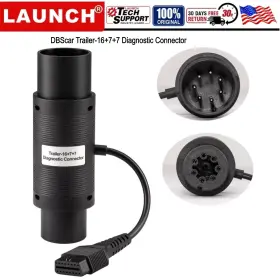 Trailer-16 Launch So817 Dbscar 7 Diagnostic Connector Work For X-431 24v Can Adapter Trailer-16 Launch So817 Dbscar 7 Diagnostic Connector Work For X-431 24v Can Adapter