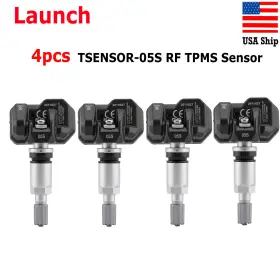Tsensor-05s Launch So855k01 4 X Rf Tpms Sensor 315mhz And 433mhz Tire Pressure