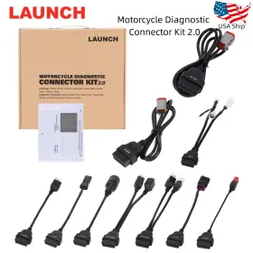Y-hkso788 Launch Motorcycle Diagnostic Connector Kit For X431 V V5.0/pad Elite Read Dtcs