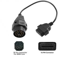 Lifafa 877093064161 20 Pin To 16pin Obd2 Female Auto Diagnostic Connector Adapter Cable For Bmw