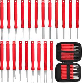 Linkstyle 001503560 21pcs Upgraded Red Pin Removal Tool Kit Electrical