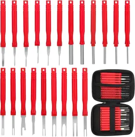 001503560 Linkstyle 21pcs Upgraded Red Pin Removal Tool Kit Electrical
