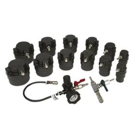 Lisle 69910 Lis-69910 14 Pc. Turbo Air System Test Kit With Smoke Adapter Brand New