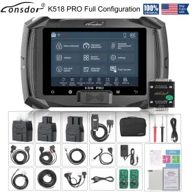 H01sk418-full Lonsdor K518pro Global Full Version K-ey Programmer Add Can Fd And Doip Protocol