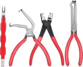 Dxq-1001 Lufstd Electrical Disconnect Pliers 4 Pack Connector Set Red