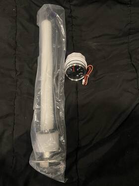 Maimeimi Cx-u-240 Fuel Level Sending Unit With Gauge Boat Oil Sender Gas Tank Kit
