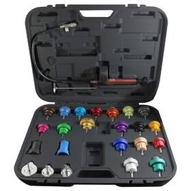 Mastercool 43302 Cooling System Pressure Test Kit 25 Piece Cap And Adapter Set